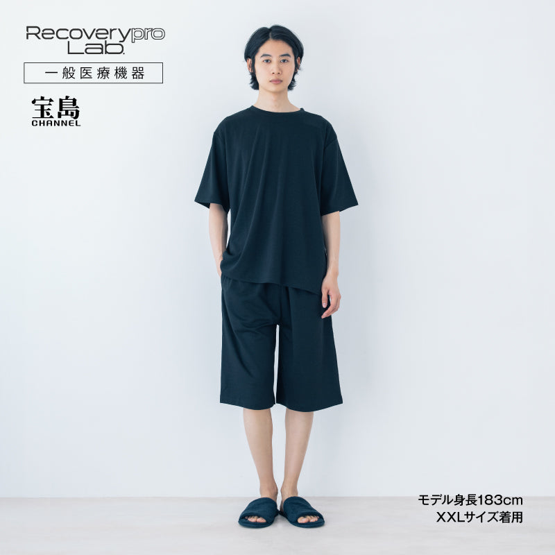 【一般医療機器】Recoverypro Lab. 疲労回復ウェア　上下セット（半袖シャツ・ショートパンツ） (コピー)
