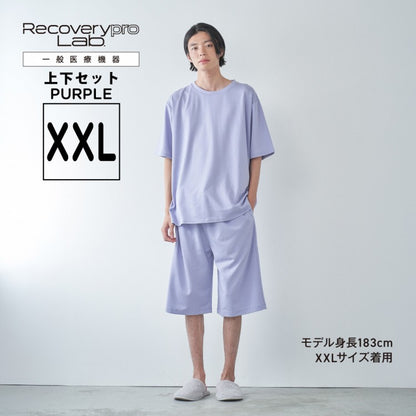 【一般医療機器】Recoverypro Lab. 疲労回復ウェア　上下セット（半袖シャツ・ショートパンツ） (コピー)